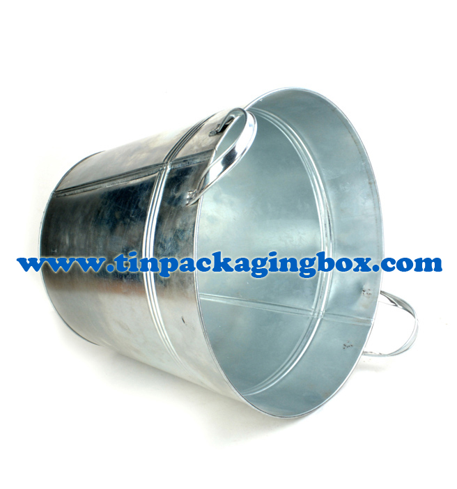 17 Quarter Large size Galvanized Steel Round metal tub Beverage cooler Beer Bucket