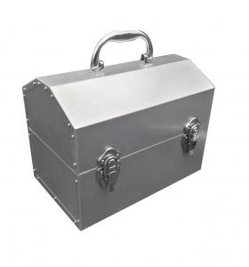 What types of items can tin boxes be used to store?