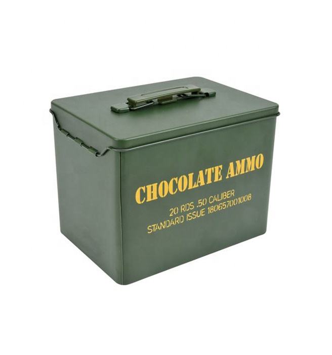 reusable small chocolate ammo can