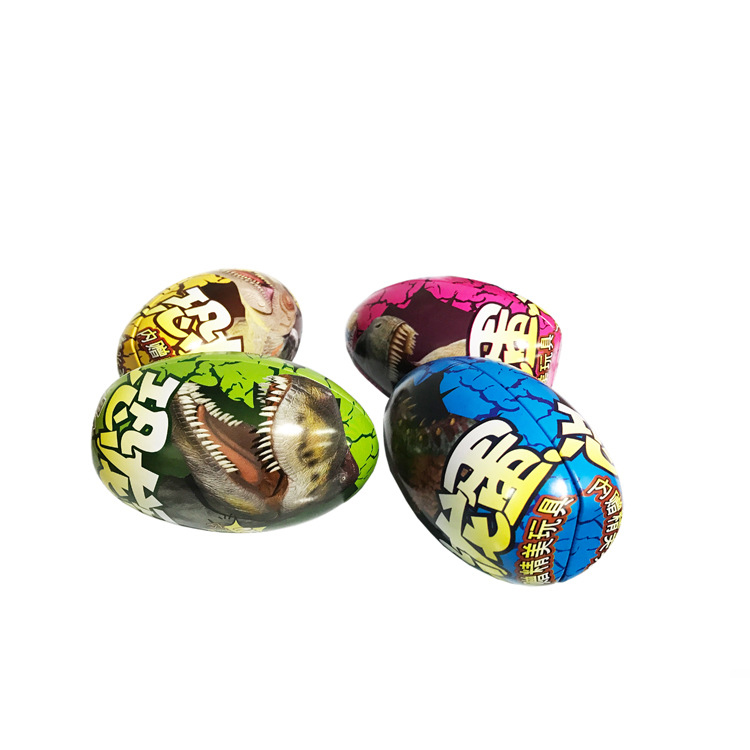 2-pieces Large Easter Egg Tinplate Flat Bottom