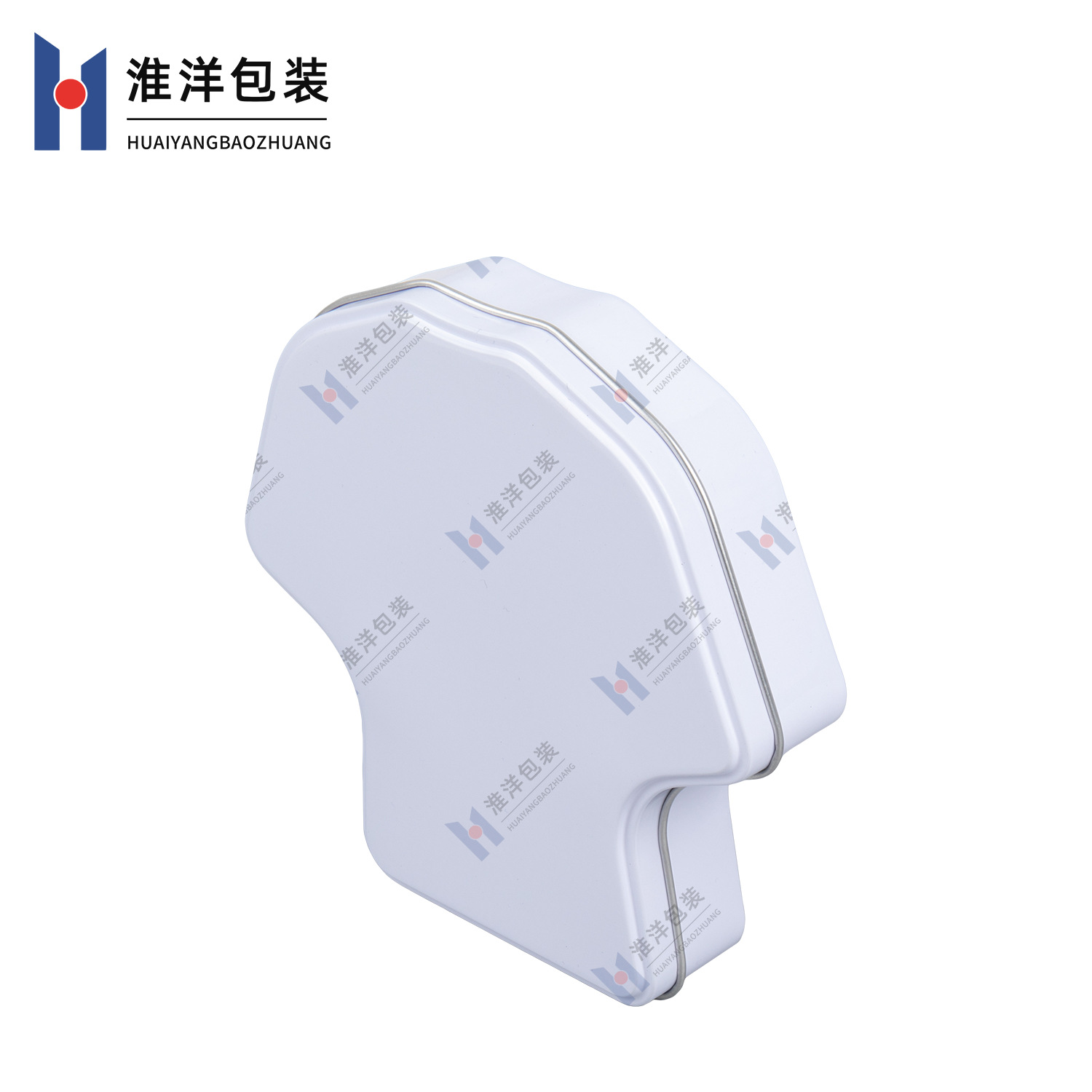 Customizable Embossed Recyclable Tinplate T-shirt Shaped Container for Facial Masks Clothing Packaging