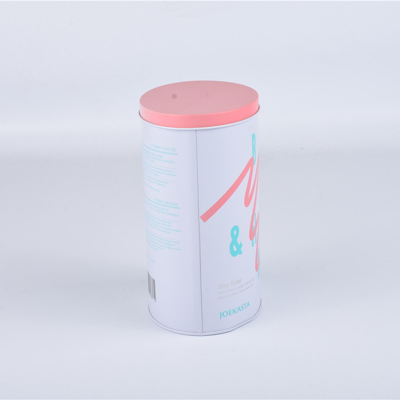 Pastel Oval Tinplate Box