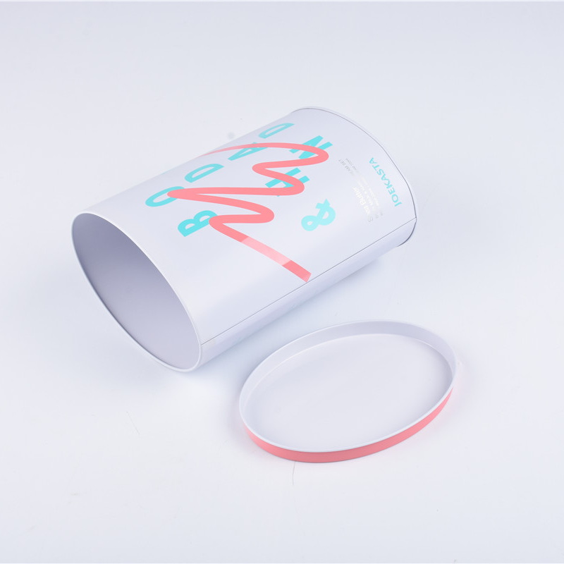 Pastel Oval Tinplate Box