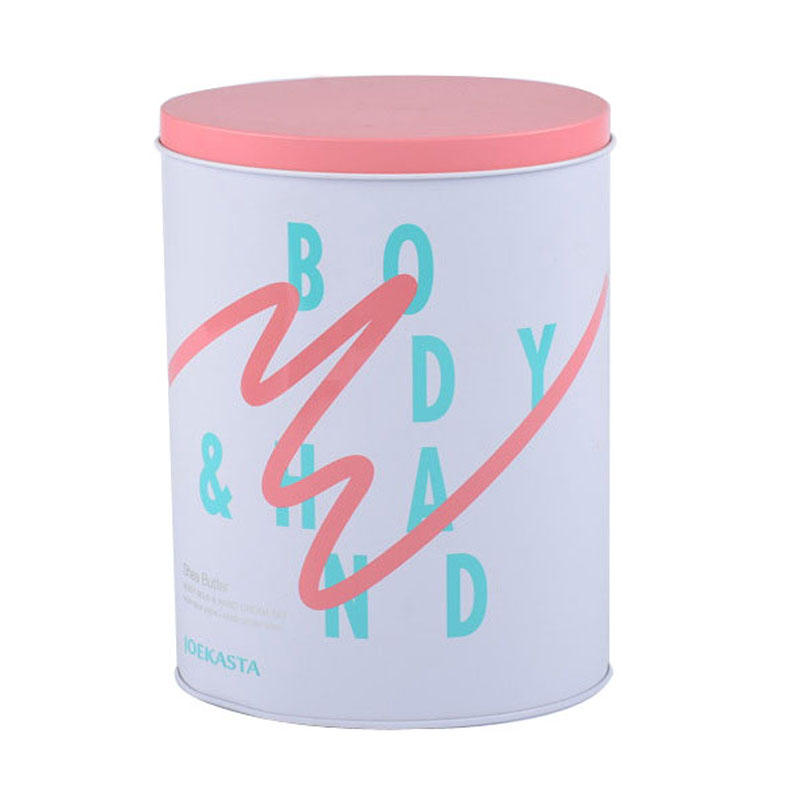 Pastel Oval Tinplate Box