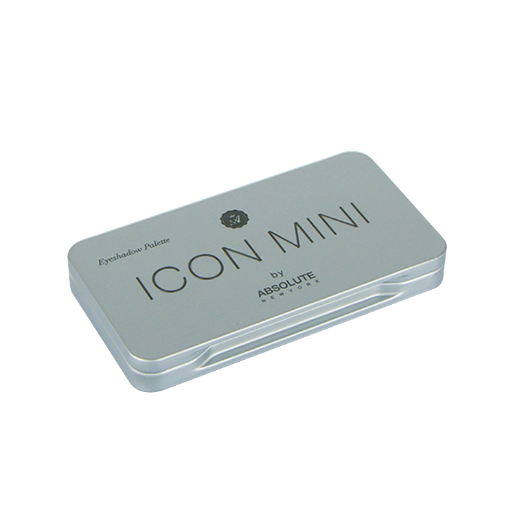 6 colors eyeshadow palette tin box