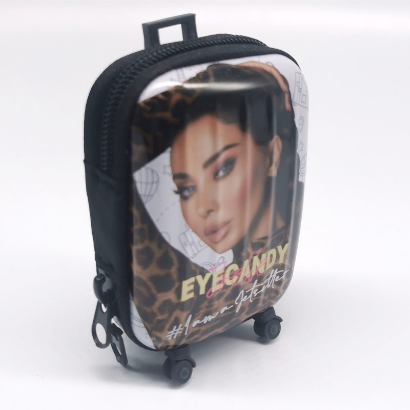 Tinplate Suitcase Luggage Wheelie Zipper