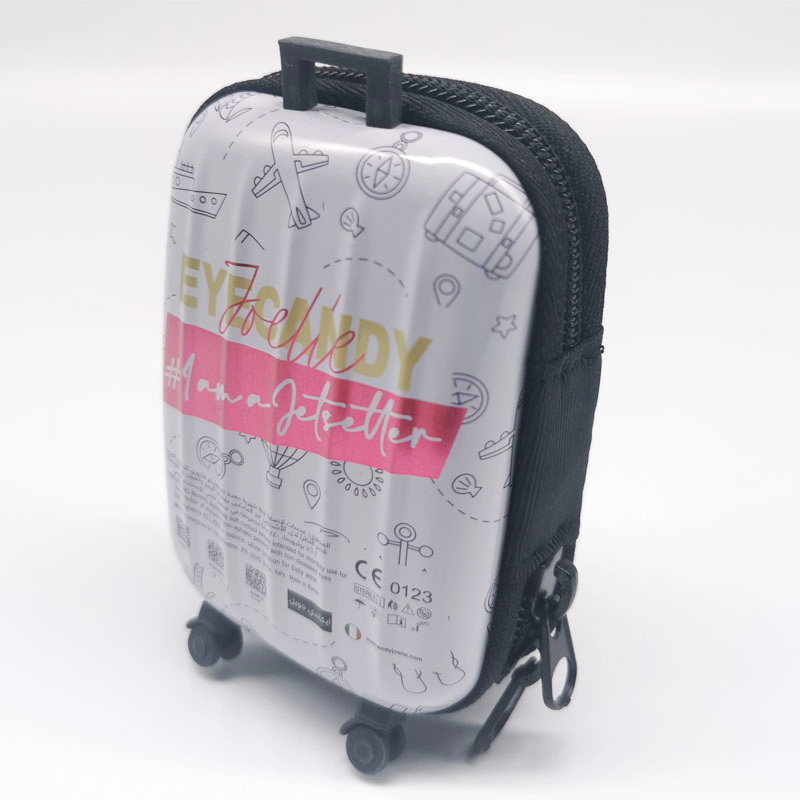 Tinplate Suitcase Luggage Wheelie Zipper