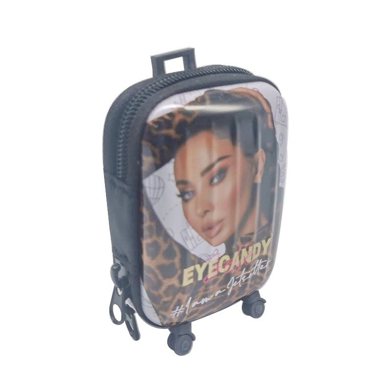 Tinplate Suitcase Luggage Wheelie Zipper