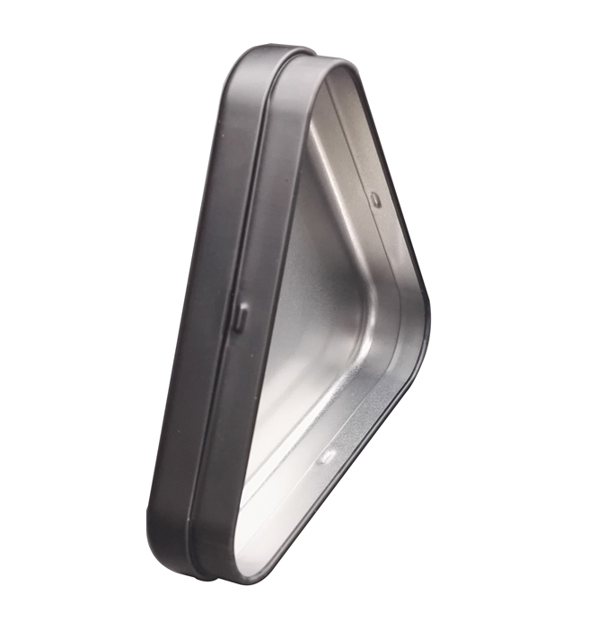 Triangle Shape Recycled Tinplate Gift Container