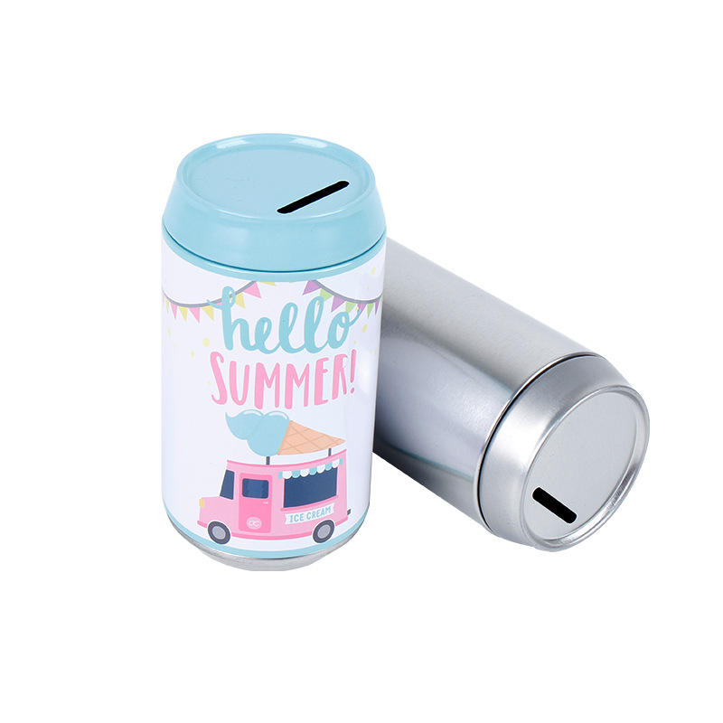 Cola Can-Shaped Tinplate Money Box