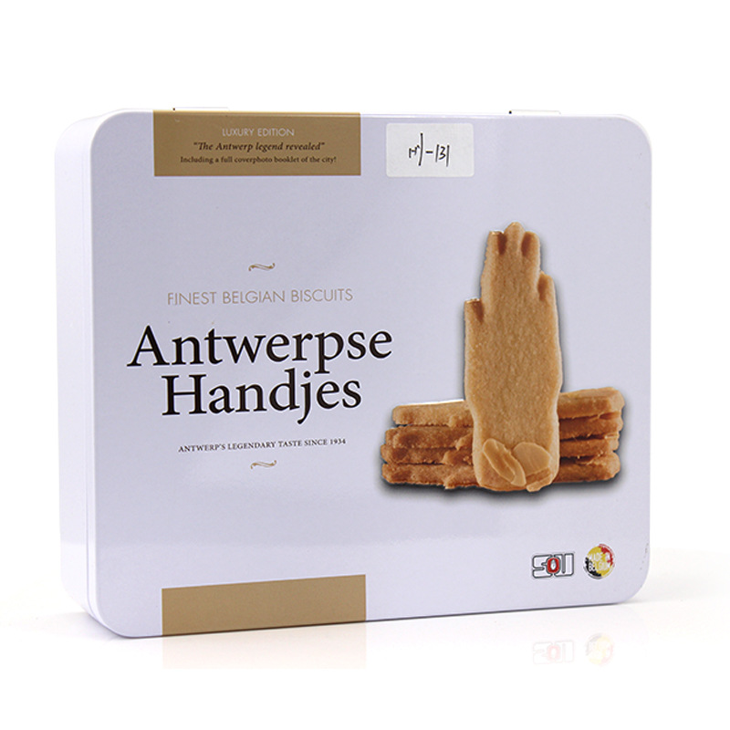 Rectangle Shape Tin Plate Cookie Tin Box