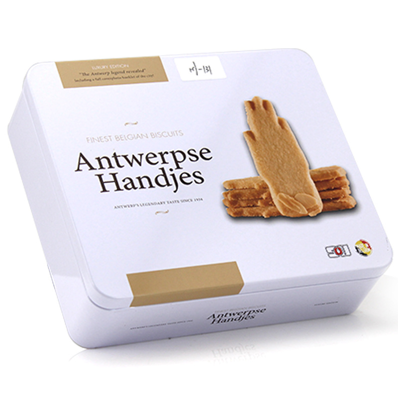 Rectangle Shape Tin Plate Cookie Tin Box