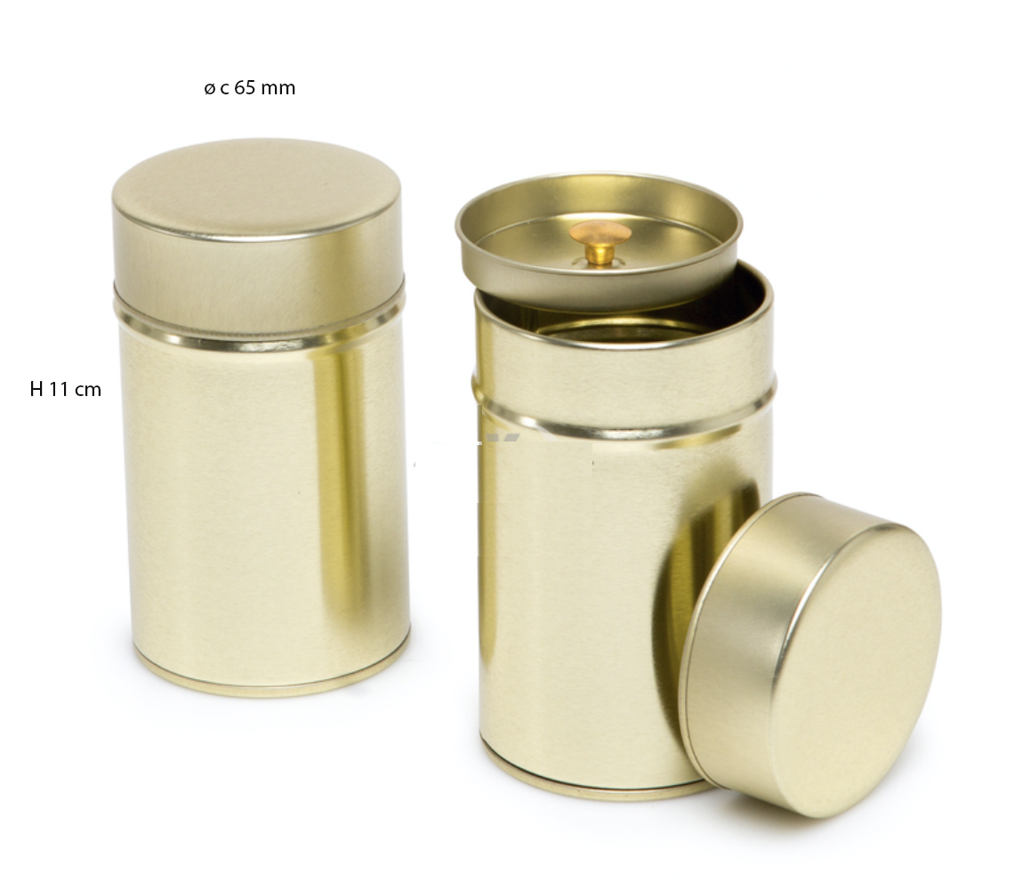 Customizable Matte Round Tea/Coffee Box