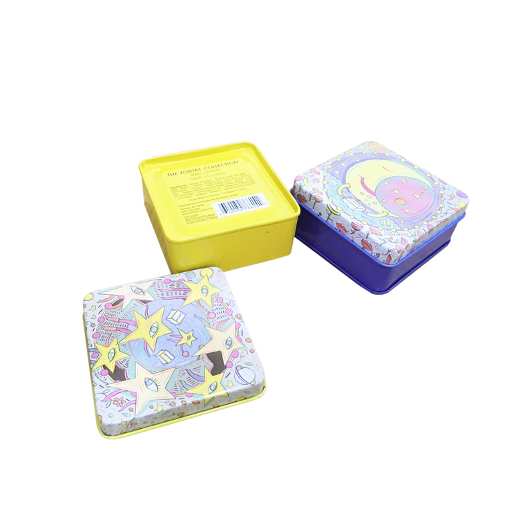 Soap Square Metal Crafts Tin Box