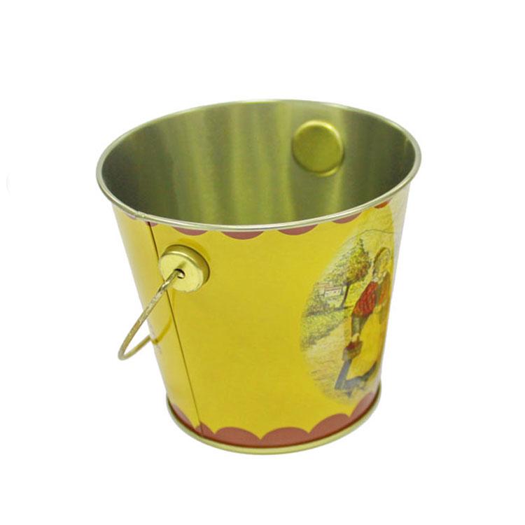 Customizable Tin Plate Shape Recyclable Tin Container