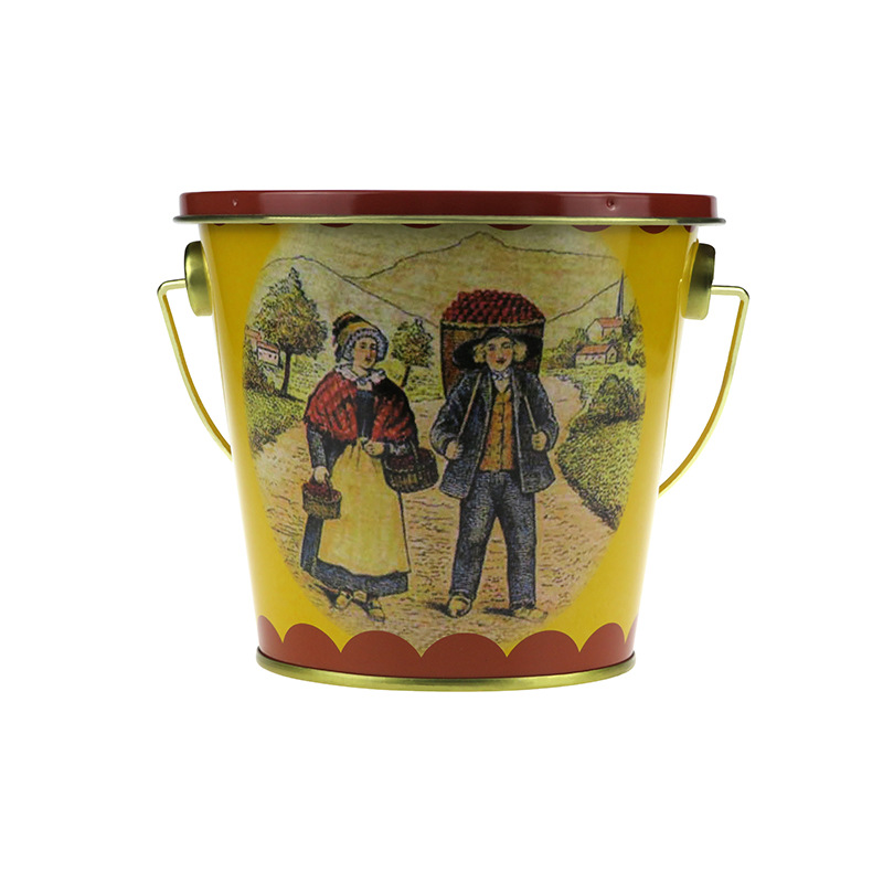 Customizable Tin Plate Shape Recyclable Tin Container