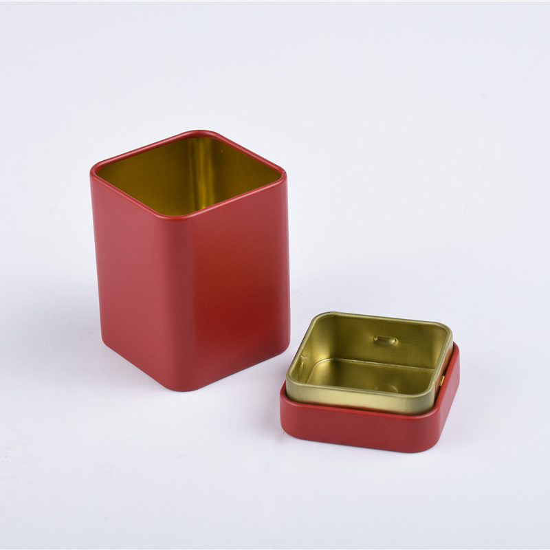 Square Tea Tin Box