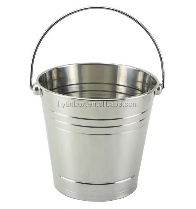 Mirror Surface Stainless Steel Ice Bucket