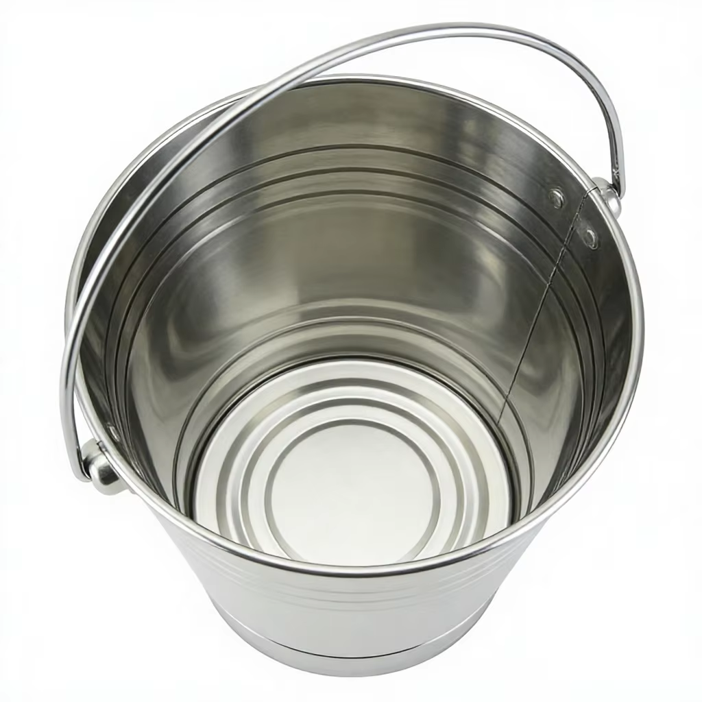Mirror Surface Stainless Steel Ice Bucket