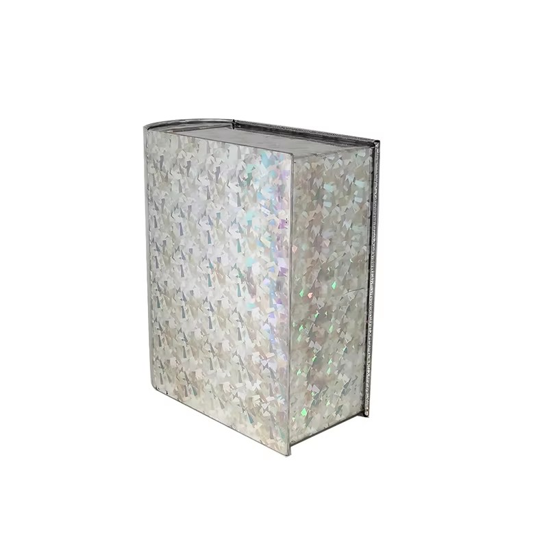 Customizable Book Shaped Tinplate Gift Box with Recycled Metal