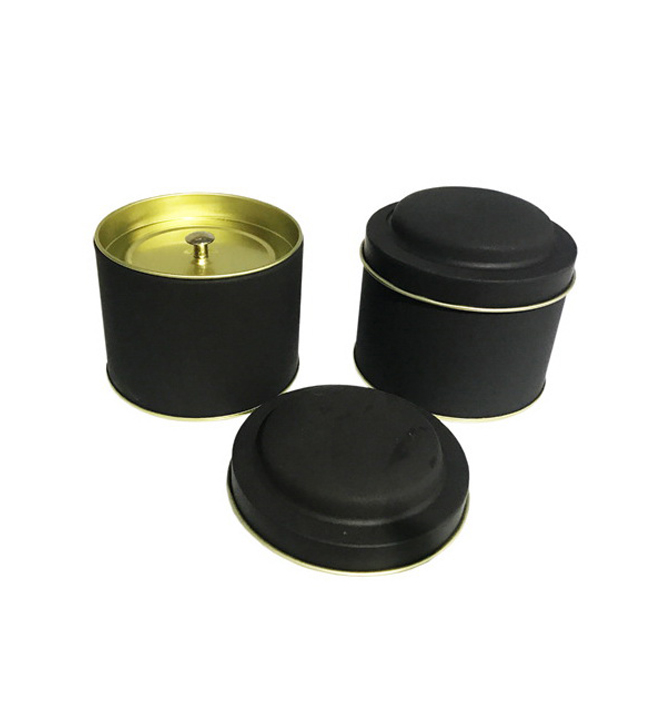 Food Grade Luxury Stackable/nested Round Tea Storage Tin Box with Insert Airtight Lid