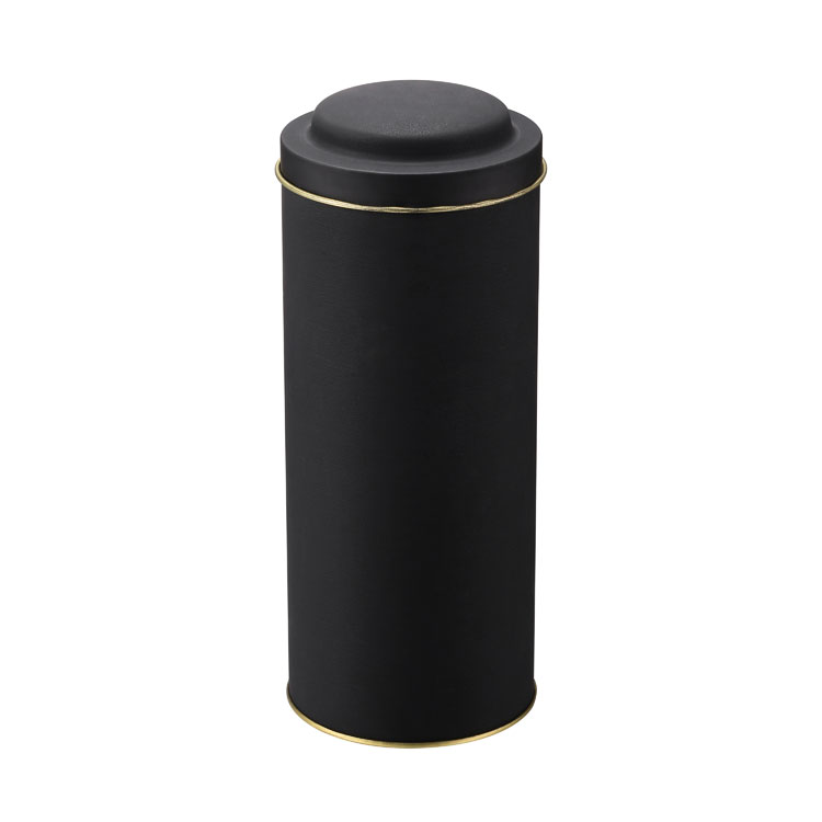 Food Grade Luxury Stackable/nested Round Tea Storage Tin Box with Insert Airtight Lid