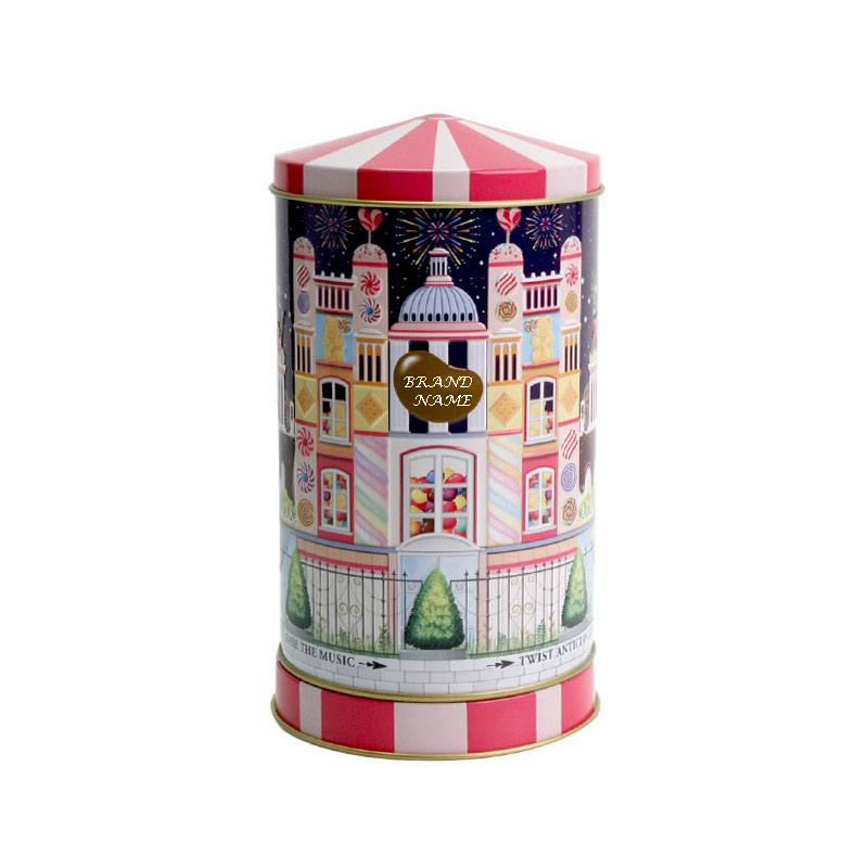 Custom Order Luxury Carousel Tin Can Merry-go-round Musical Gift