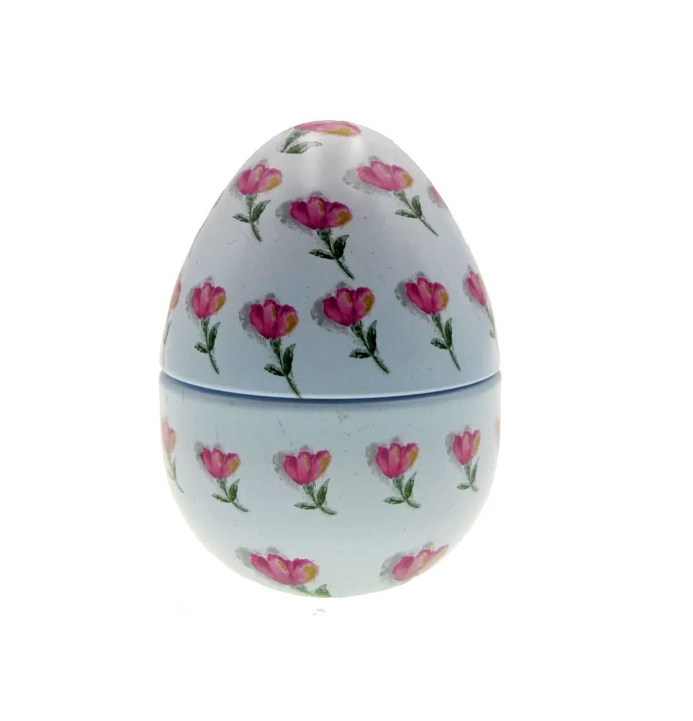 Customizable Egg Shape Metal Jewelry Tin Box